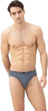 Mey Herren Jazz-Pant Slip aus GOTS Biobaumwolle "Newham" gestreift