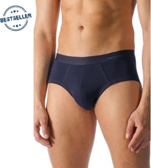 Mey Herren Men-Slip blau Pima unifarben