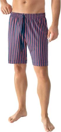 Mey Herren Pyjamashorts rot Jersey-Baumwolle Gemustert
