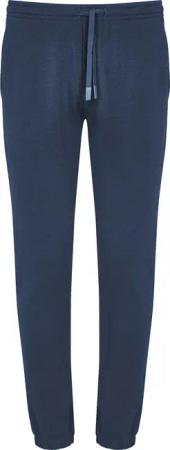 Mey Herren Sweatpants blau Baumwolle & Mix unifarben