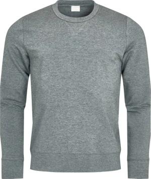 Mey Herren Sweatshirt grau Baumwolle & Mix unifarben