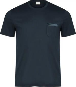 Mey Herren T-Shirt blau Baumwolle & Mix unifarben