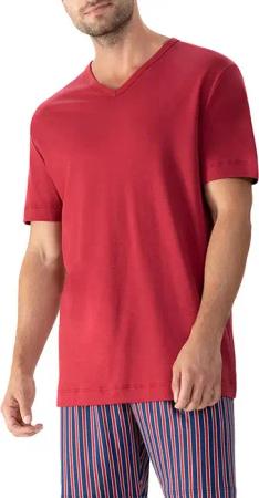 Mey Herren T-Shirt rot unifarben