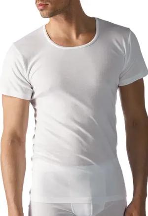 Mey Herren T-Shirt weiß Reine Baumwolle unifarben