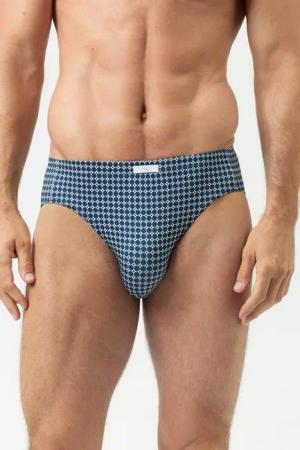 Mey Jazz-Pants Slips Mey male Jazz-Pants Serie Simple Blue (1-St., 1er-Pack) Klassischer Slip, Gemustert, Klimaanlage