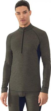 Mey Langarmshirt "Prfrmnc+" Stehkragen mit Reißverschluss, schnelltrocknend