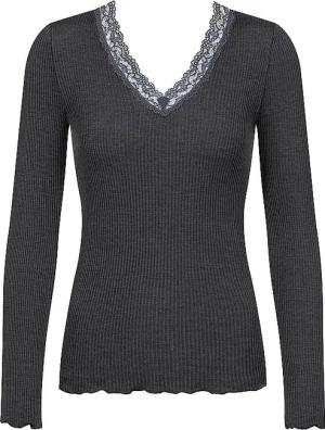 MEY Langarmshirt WOOL EXPRESSIVE grau | L