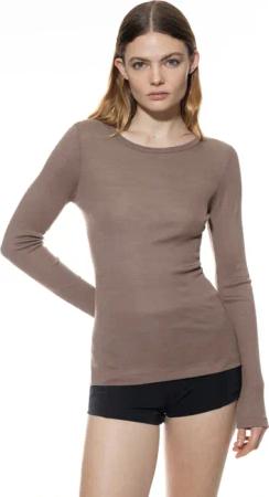 Mey Langarmshirt "Wool Love" schmale Passform, Langarm, Rundhals-Ausschnitt, Merino-Schurwolle
