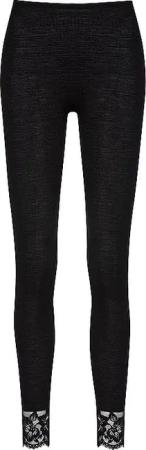 MEY Loungewear Leggings WOOL LOVE schwarz schwarz | XXS/XS