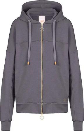 MEY Loungewear Sweatjacke SMOOTH grau | XL