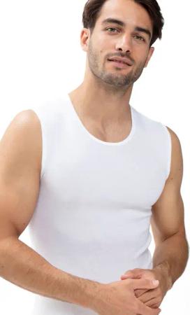 Mey Muscleshirt "Casual Cotton (K)" Elastische Hals und Armabschlüsse