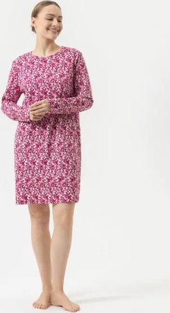 Mey Nachthemd Damen Serie Pink Silhouettes Geblümt (1-tlg) Florales Nachthemd, Allover-Print, 100 % Baumwolle, Interlock