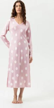 Mey Nachthemd Mey female Nachthemd langarm Serie Pretty Dots (1-tlg) Feminines, tailliertes Nachthemd, Gepunktet, Baumwoll-Modal-Mix
