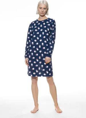 Mey Nachthemd "Scribbled Dots" Ohne Taschen mit Allover-Punkte-Print