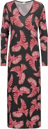 MEY Nachthemd - Sleepshirt FLYING BIRD grau | S