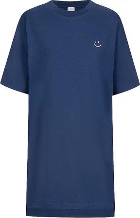 MEY Nachthemd - Sleepshirt SOLID LOVE blue zodiac dunkelblau | XL