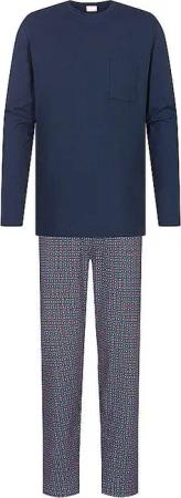 MEY Pyjama blau | M