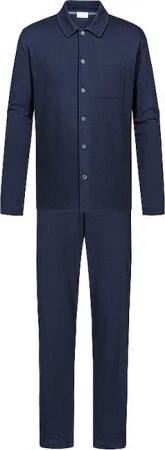 MEY Pyjama blau | M