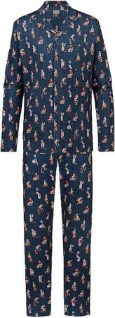 MEY Pyjama blau | M