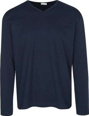 MEY Pyjama Langarmshirt  blau | XL