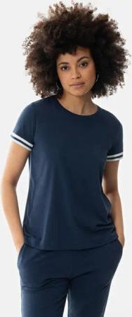 Mey Pyjamaoberteil Damen Serie Tessie Uni (1-tlg)