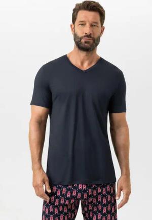 Mey Pyjamaoberteil Herren Serie Selection Uni (1-tlg) Basic Shirt, Uni, weiche Modalfaser, Premium Qualität