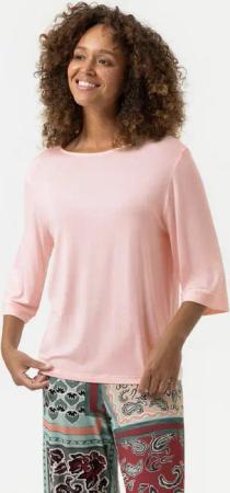 Mey Pyjamaoberteil Serie Pure Chic Uni (1-tlg) Softes Shirt, zeitloses Design, Modal, Rundhals