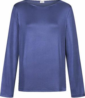 MEY Pyjamashirt PURE SHINE astral night blau | M