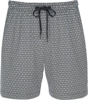 MEY Pyjamashorts ROUND GEO blau | S