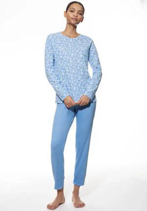 Mey Schlafanzug "Flower Meadow" 2 tlg. Baumwolle, floral, bequem, klassisch, Rundhals-Ausschnitt