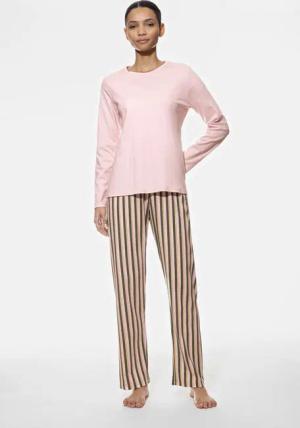 Mey Schlafanzug Mey female Anzug Serie Vivid Stripes (2 tlg)