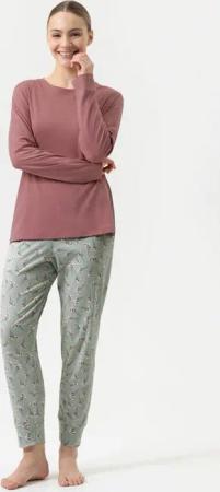 Mey Schlafanzug Serie Blooming Buds Hose in floralem Design (2 tlg) Hochwertiger Pyjama, Interlock Jersey, 100% Baumwolle