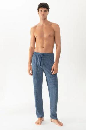 Mey Schlafhose Mey male Hose lang Serie Vesanto Mit Minimalprint (1-tlg) Komfortbund mit Kordelzug, lange Pyjamahose mit Print