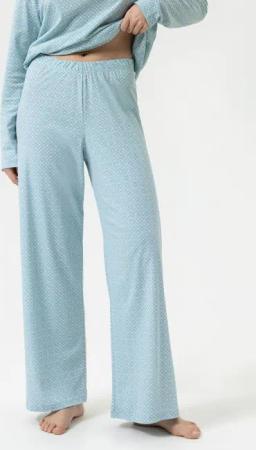 Mey Schlafhose Serie Finest Dreams Grafisches Fliesenmuster (1-tlg) Pyjamahose, Interlock Jersey, 100% Bio-Baumwolle, GOTS-zertifiziert