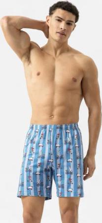 Mey Schlafhose Serie Funny Dogs Gestreift (1-tlg) Pyjamahose, Witziger Hunde-Print, Leicht & Atmungsaktiv