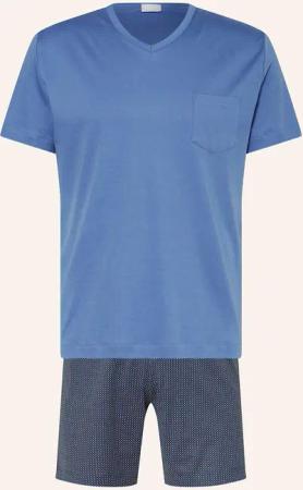 mey Shorty-Schlafanzug Serie MICRO BLUE