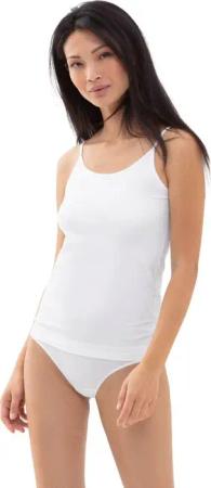 Mey Spaghettitop Cotton Pure tiefer Rundhals, atmungsaktiv, Baumwollmischung, Single Jersey