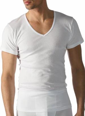 MEY T-Shirt CASUAL COTTON weiss weiss | L