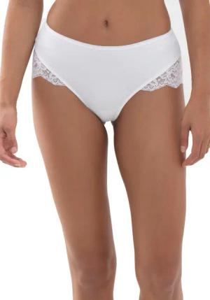 Mey Taillenslip "Orangic Cotton" Spitzenverzierung hinten und an den Seiten