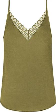 MEY Top - Camisole TEMPTATION golden fern olive | M