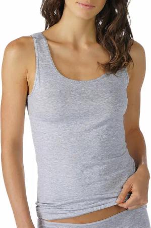 MEY Top - Unterhemd COTTON PURE light grey melange grau | 44