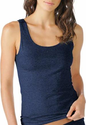 MEY Top - Unterhemd COTTON PURE night blue blau | 38