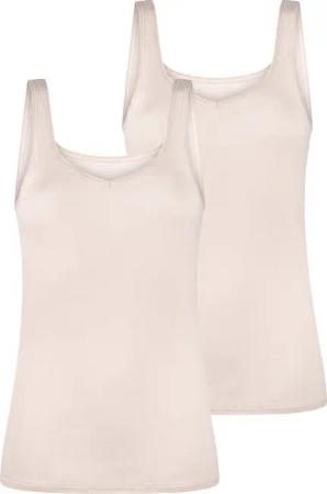 Mey Unterhemd 2er Pack 2000 (Spar-Set, 2-St) Unterhemd / Tanktop - Baumwolle - Tiefer V-Ausschnitt, Breite Träger