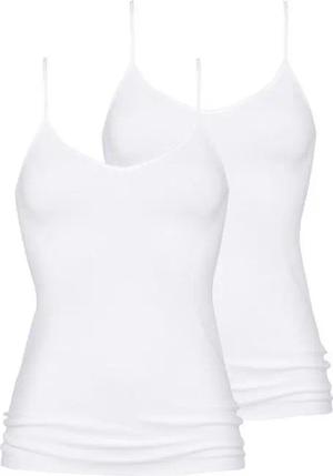 Mey Unterhemd 2er Pack Noblesse (Spar-Set, 2-St) Spaghetti Top - Baumwolle - Schmale Passform, Glattes Material