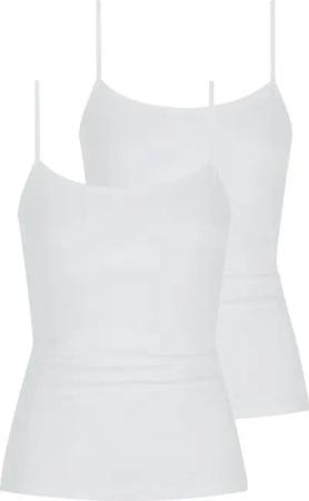 Mey Unterhemd Superfine Organic (2er Pack) feine Träger, Baumwollmischung, Single Jersey, atmungsaktiv