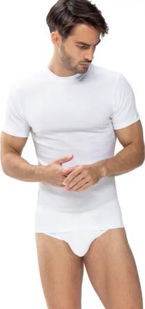 Mey Unterziehshirt "Noblesse" ohne Seitennähte, Feinripp, Rundhalsausschnitt, Kurzarm, atmungsaktiv