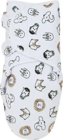 Meyco Baby Pucksack Animal Multicolour (1 tlg), 0-3 maanden