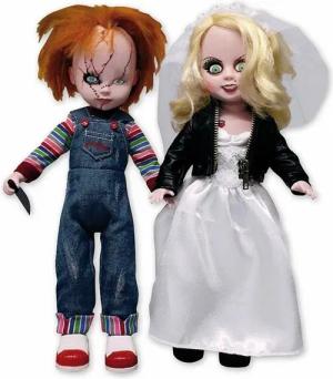 MEZCO Actionfigur Living Dead Dolls Chucky & Tiffany Puppen Geschenk