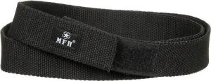 MFH Stoffgürtel Gürtel, mit Klettverschluss, schwarz, Breite 3,2 cm - 120 (Packung)