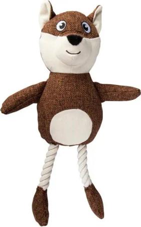 MICA Outdoor-Spielzeug Hundespielzeug - Plüschtier Fuchs - ca. 36,5 x 23 cm, Textil (Stoff)